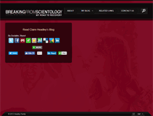 Tablet Screenshot of breakingfromscientology.com